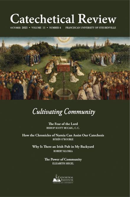 Front cover image of the October 2025 issue of the Catechetical Review